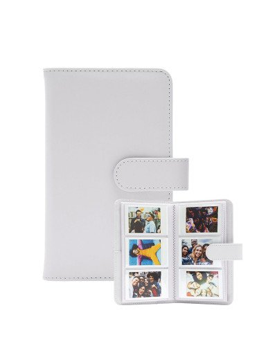 Instax Mini Film Photo Book Album 108 Pockets for Fujifilm Instax Film 7/8/9/10/11/12/Evo (Clay White)