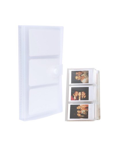 Instax Mini Film Transparent Photo Book Album 120 Pockets for Fujifilm Instax Film 7/8/9/10/11/12/Evo