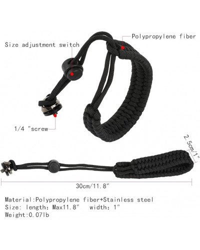 Camera Wrist Strap Lanyard Adjustable Nylon Hand Wrist Straps for DJI Osmo Pocket 3/4 and Camera