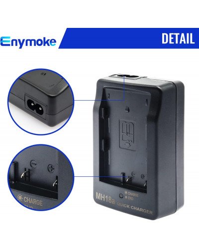 MH-18a Battery Quick Charger for Compatible with Nikon EN-EL3 EN-EL3e MH-18a Battery Quick Charger for Compatible with Nikon EN-EL3 EN-EL3e