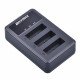 NP BX1 USB 3 Slots Camera Battery Charger