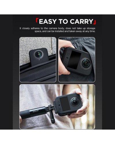 Silicone Case Anti-Scratch Shockproof Full Body For DJI Osmo 360 (Black) Silicone Case Anti-Scratch Shockproof Full Body For DJI Osmo 360 (Black)