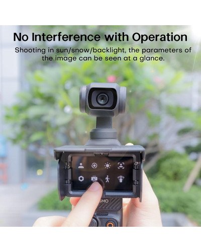 Screen Sun Hood Cover Foldable Gimbal Screen Protective for DJI Osmo Pocket 3/4