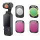 4in1 Camera Lens Magnetic Metal Filter UV CPL ND32 ND64 for DJI Osmo Pocket 3/4
