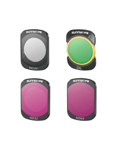 4in1 Camera Lens Magnetic Metal Filter UV CPL ND32 ND64 for DJI Osmo Pocket 3/4