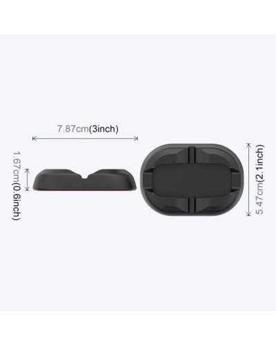 Silicone Base Stand Car With 3M Sticker For DJI Osmo 360