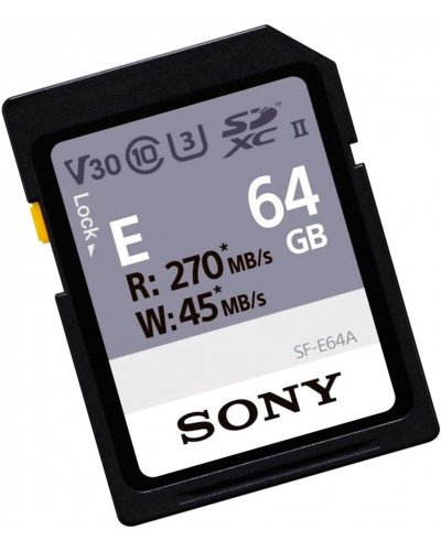 Sony 64GB SF-E Series UHS-II SDXC Memory Card