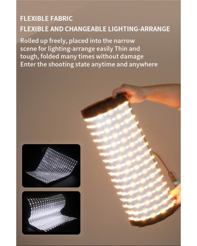 NiceFoto SC-P1000AII Roll flex LED video light