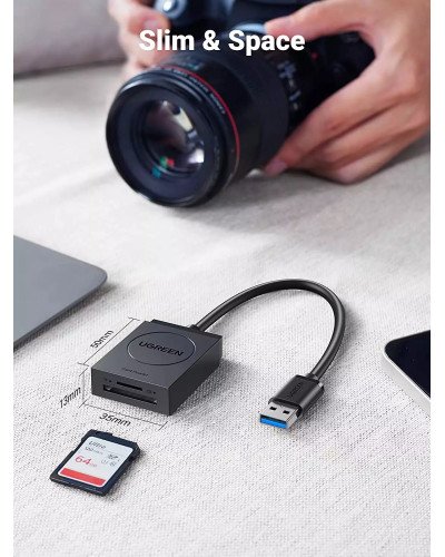 UGREEN 2-in-1 USB 3.0 SD/TF Card Reader UGREEN 2-in-1 USB 3.0 SD/TF Card Reader
