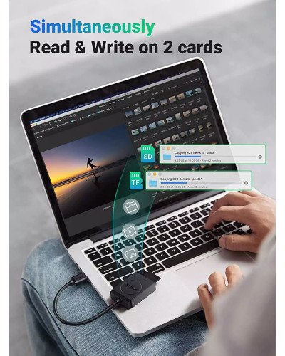 UGREEN 2-in-1 USB 3.0 SD/TF Card Reader UGREEN 2-in-1 USB 3.0 SD/TF Card Reader