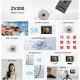 SJCAM ZV200 12MP Digital Camera (White)