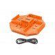 SmallRig NP-F550 F570 F750 F970 4-Channel Battery Charger with (VILTROX NP-F970 Battery 4Pc)