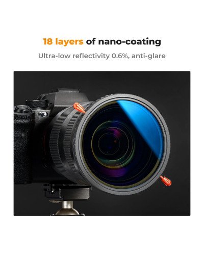 K&F Concept Nano-C Variable ND2-32&CPL HMC Filter 82mm