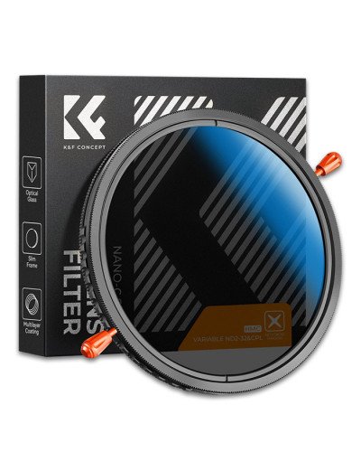 K&F Concept Nano-C Variable ND2-32&CPL HMC Filter 82mm