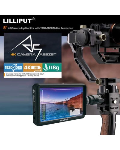Lilliput A5 5" Full HD Monitor with 4K Support