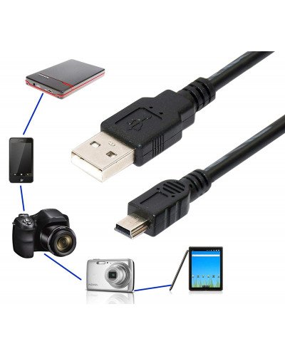 USB 2.0 Mini-B Camera Cable 50cm