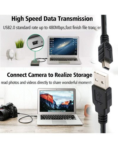 USB 2.0 Mini-B Camera Cable 50cm
