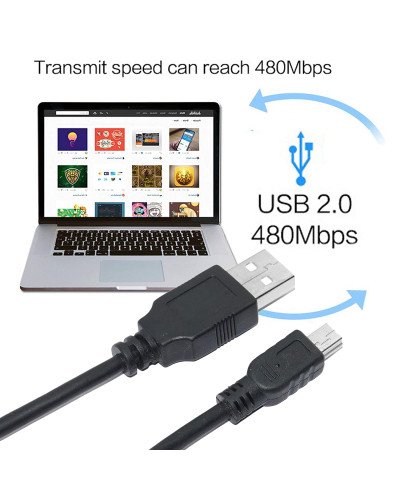USB 2.0 Mini-B Camera Cable 50cm