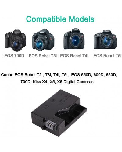 LP-E8 Power Supply Kit for canon 550D 600D 650D 700D