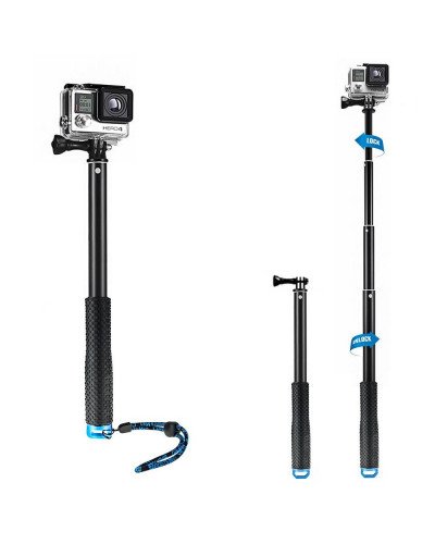 Waterproof GoPro 13/12/11/10/9 Flexible Telescoping Monopod