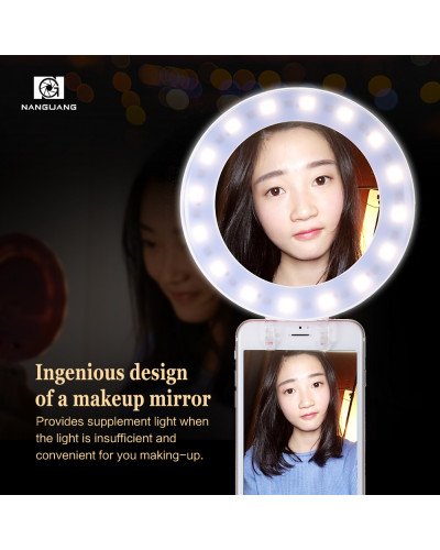 NanGuang smart phone ring light CN-MP32C selfie ring light