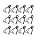 12 Pcs/Pack Background Cloth Clamps Photography Backdrop Clips Elastic Cord 12 Pcs/Pack Background Cloth Clamps Photography Backdrop Clips Elastic Cord