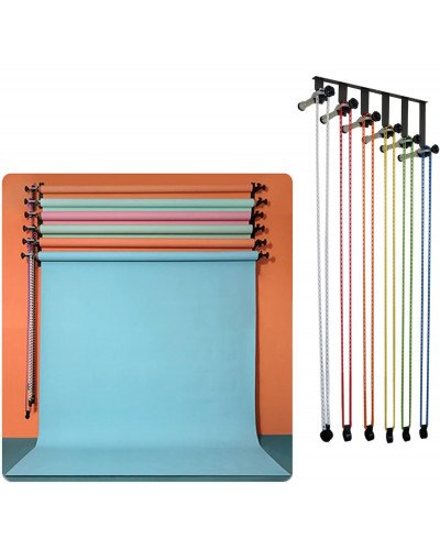 NiceFoto S-22 6-Roller Manual Chain Background Support Kits