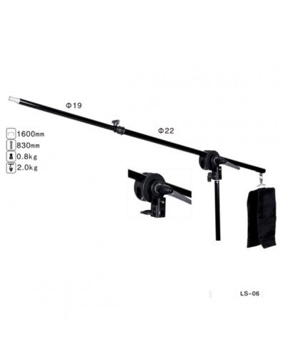 NiceFoto LS-06 Cross Bar Speedlite Boom Arm Light
