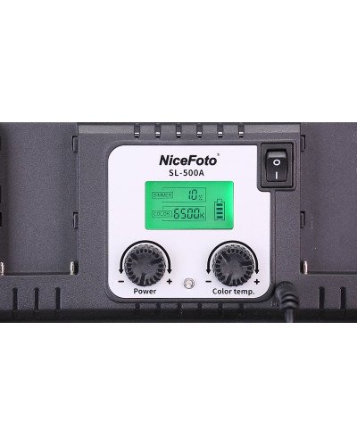 NiceFoto SL-500A Softer 50W LED Video Light Bi-color Ultra Thin Dimmable