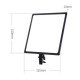 NiceFoto SL-500A Softer 50W LED Video Light Bi-color Ultra Thin Dimmable