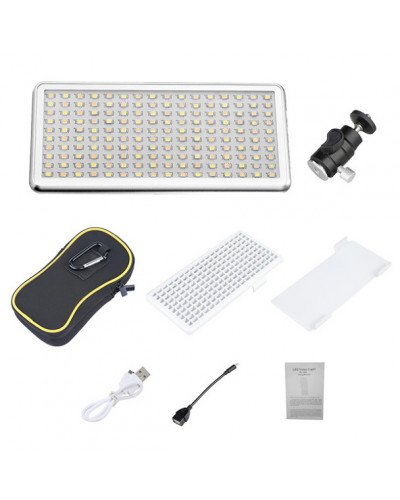 NiceFoto SL-120A 12W Built-in 4000mAh Lithium Battery Pocket LED Video Light