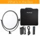 NiceFoto SL-360ARC Ultra Soft Bi-color Round LED Panel Light