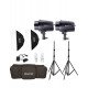 NiceFoto GY-180 Mini Studio Flash 2-Kit