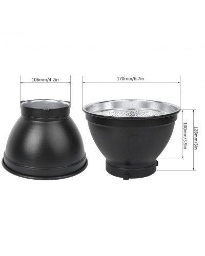 NiceFoto SN-04 Standard Reflector For Mount Photography Light