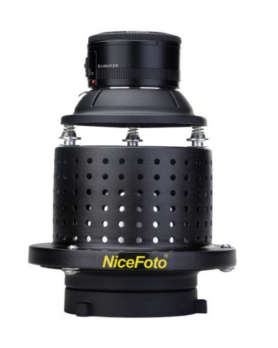 NiceFoto SN-29 Professional Optical Spot Bowens Mount Replaceable Mount Snoot for LED Light Flash