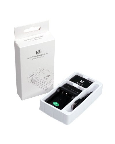 FB Fengbiao Canon LP-E17 Camera Battery EOS M3 M5 M6 760D 750D 800D 77D 200D Canon Micro-SLR Panel USB Mobile Charger Set