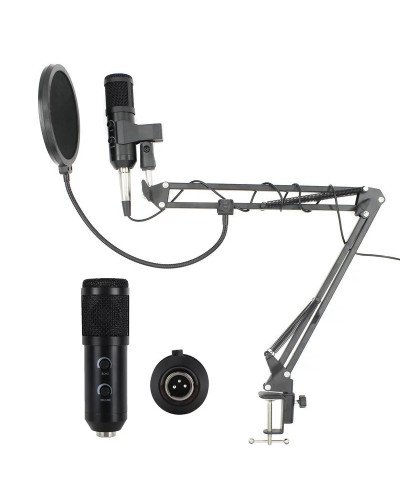 BM 900 USB Microphone Condenser Studio With Stand Tripod And Pop Filter Mic