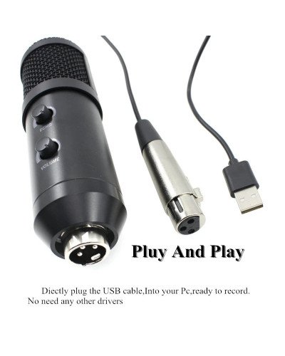 BM 900 USB Microphone Condenser Studio With Stand Tripod And Pop Filter Mic