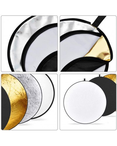 GODOX 110cm 5-in-1 Collapsible Round Portable Disc Light Reflector