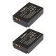 DuraPro 2 x 1800mAh LP-E12 Battery + LCD USB Dual Charger EOS M2,M10,M50,M50 Mark II,M100,M200,SX70 HS