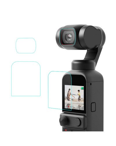 9H Tempered Glass Film For DJI Osmo Pocket 2 Gimbal Camera Lens Protective Glass Anti-scratch Screen Protector Accessories 9H Tempered Glass Film For DJI Osmo Pocket 2 Gimbal Camera Lens Protective Glass Anti-scratch Screen Protector Accessories