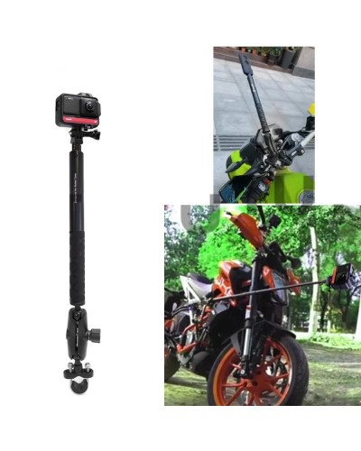 SM01-U Motorcycle Bike Camera Holder Handlebar Bracket Stand For Insta360 X3 & GoPro DJI YI Invisible Selfie Stick Accessory SM01-U Motorcycle Bike Camera Holder Handlebar Bracket Stand For Insta360 X3 & GoPro DJI YI Invisible Selfie Stick Accessory