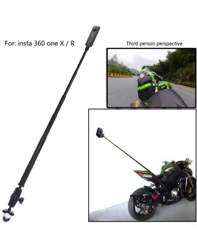 SM01-U Motorcycle Bike Camera Holder Handlebar Bracket Stand For Insta360 X3 & GoPro DJI YI Invisible Selfie Stick Accessory SM01-U Motorcycle Bike Camera Holder Handlebar Bracket Stand For Insta360 X3 & GoPro DJI YI Invisible Selfie Stick Accessory