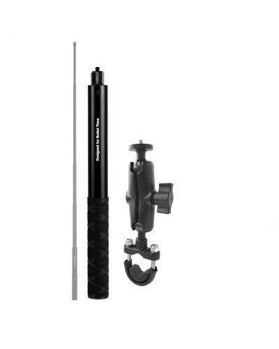 SM01-U Motorcycle Bike Camera Holder Handlebar Bracket Stand For Insta360 X3 & GoPro DJI YI Invisible Selfie Stick Accessory SM01-U Motorcycle Bike Camera Holder Handlebar Bracket Stand For Insta360 X3 & GoPro DJI YI Invisible Selfie Stick Accessory