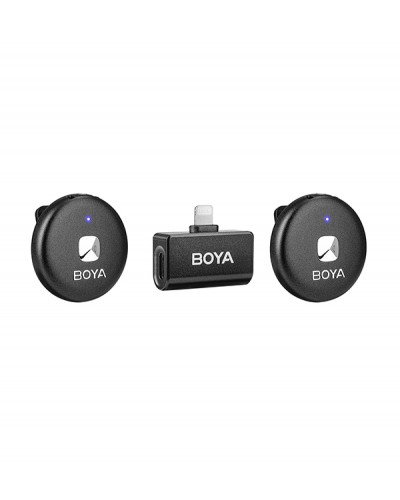 BOYA Omic-D Lighting Ultracompact 2.4GHz Wireless Microphone System (Black)