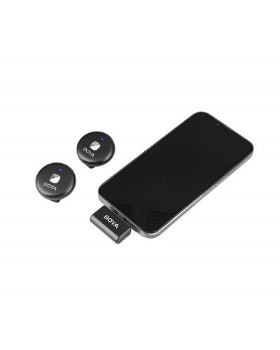 BOYA Omic-D Lighting Ultracompact 2.4GHz Wireless Microphone System (Black)