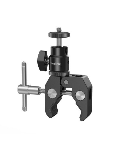 SmallRig Super Clamp Mount with 1/4" Screw Ball Head Mount SmallRig Super Clamp Mount with 1/4" Screw Ball Head Mount