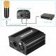 Neewer 1-Channel 48V Phantom Power Supply Black for Any Condenser Microphone
