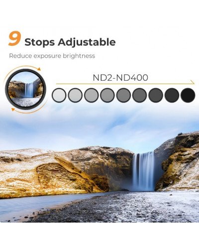 K&F Concept Nano-B Variable ND2-400 Filter 72mm