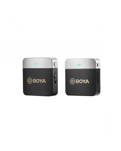 BOYA BY-M1V1 2.4GHz Dual-Channel Wireless Microphone System
